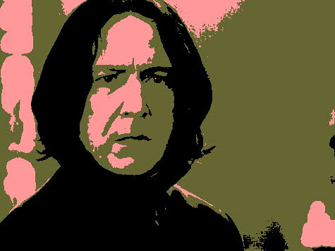 Snape reduced to three colors
